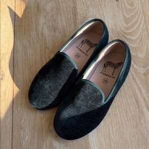 Green Velvet boys Shoes